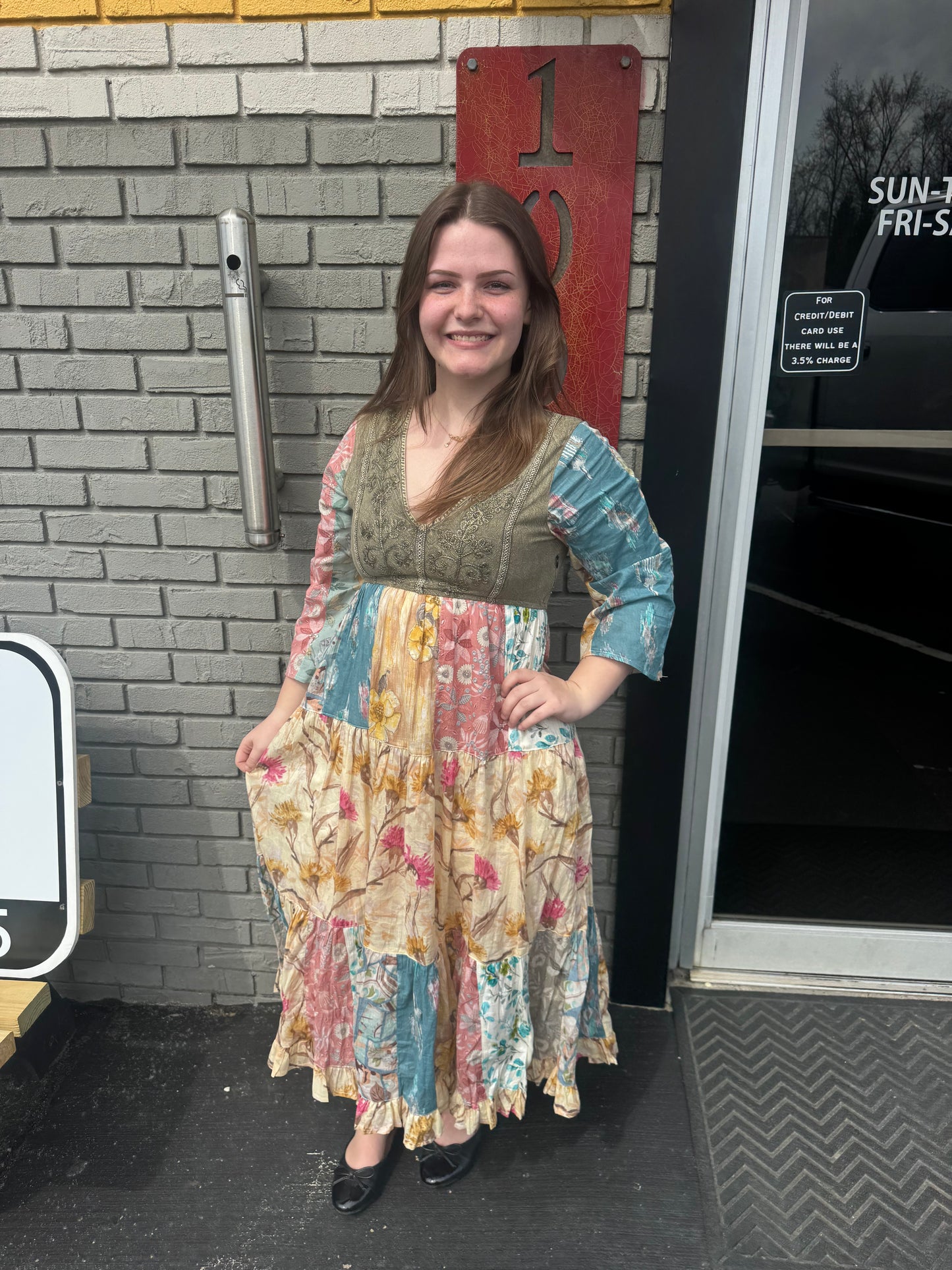 Patchwork dress