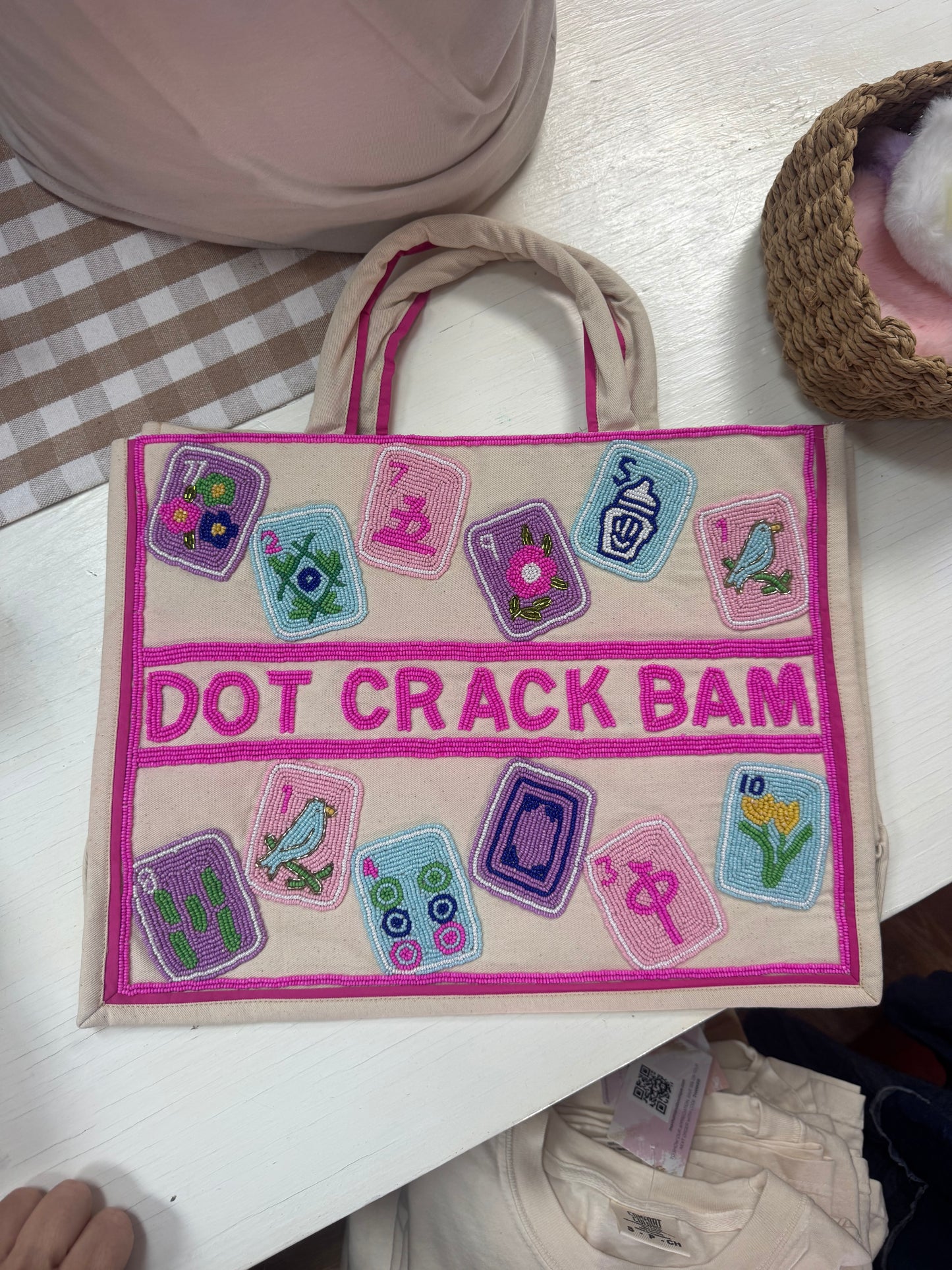 Dot crack Bam Tote