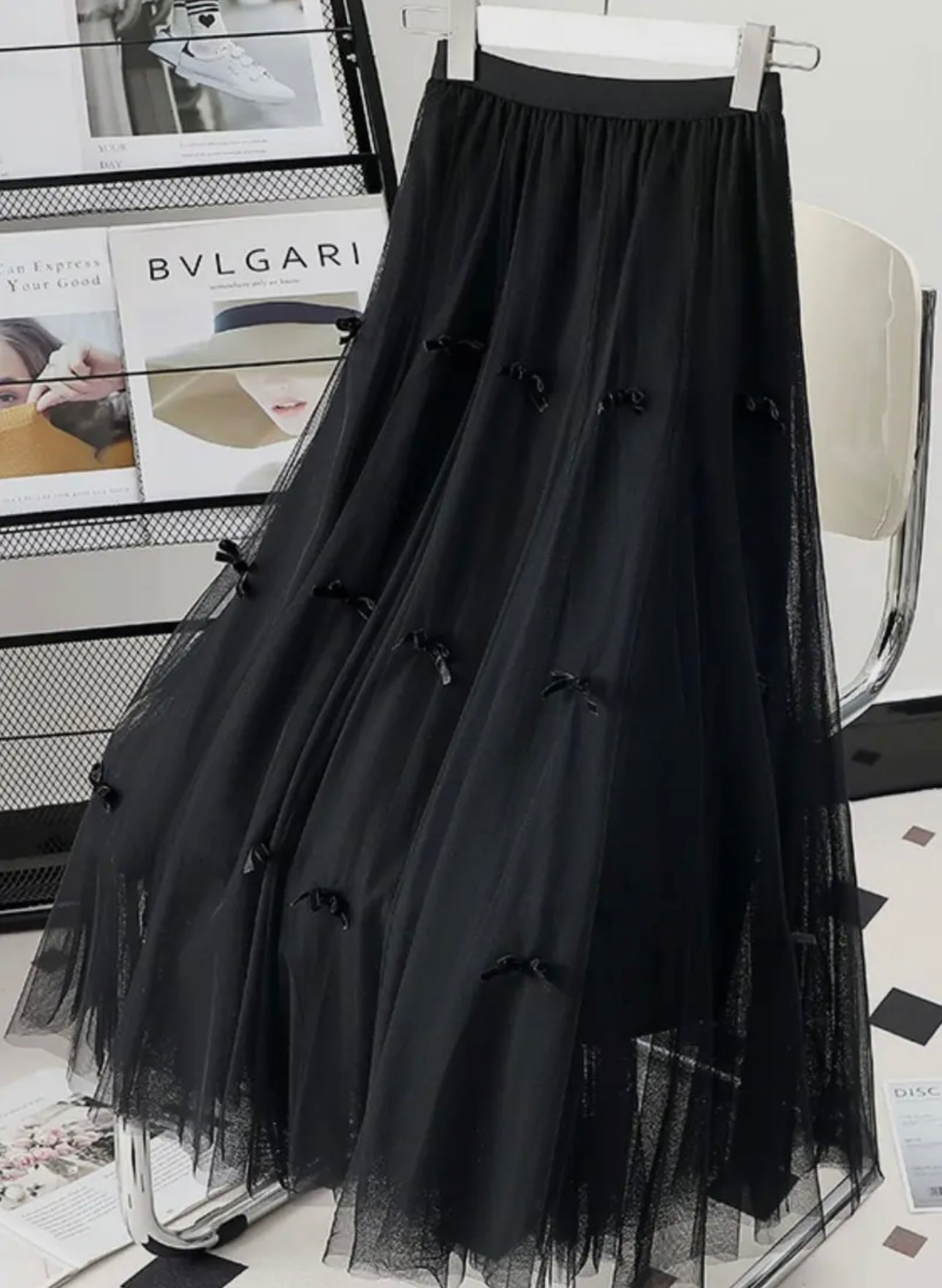 Black Bow Skirt