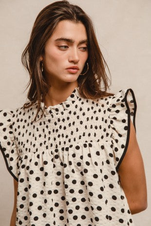 Oatmeal Dot top
