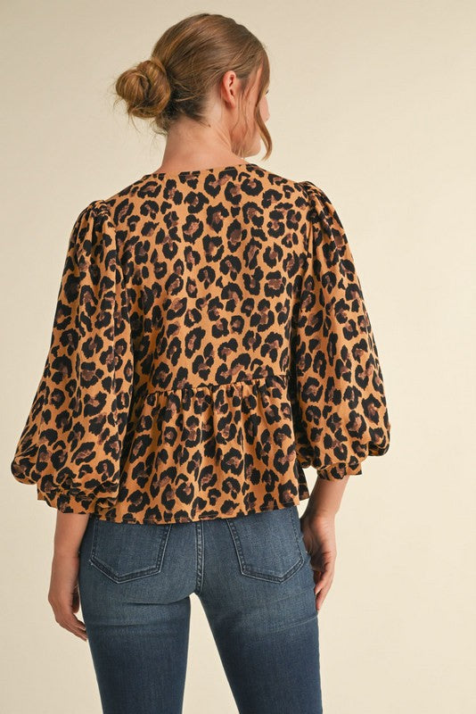 Leopard Print Top
