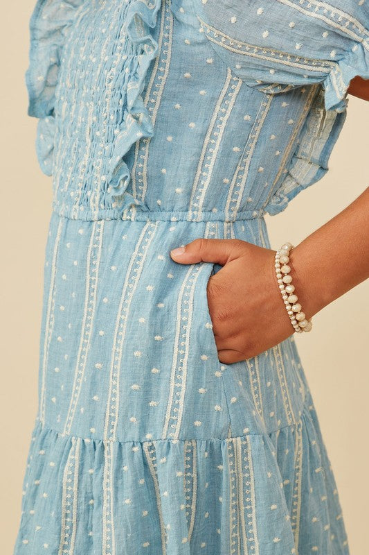 Light denim dress