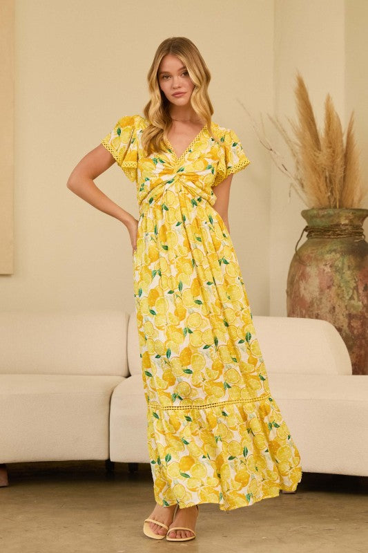 modest yellow dress Rylie Midi in Butter Medium Perfect for events Modest Yellow Long Dress 10002SR