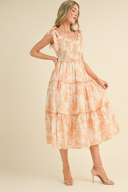 Dark amber print