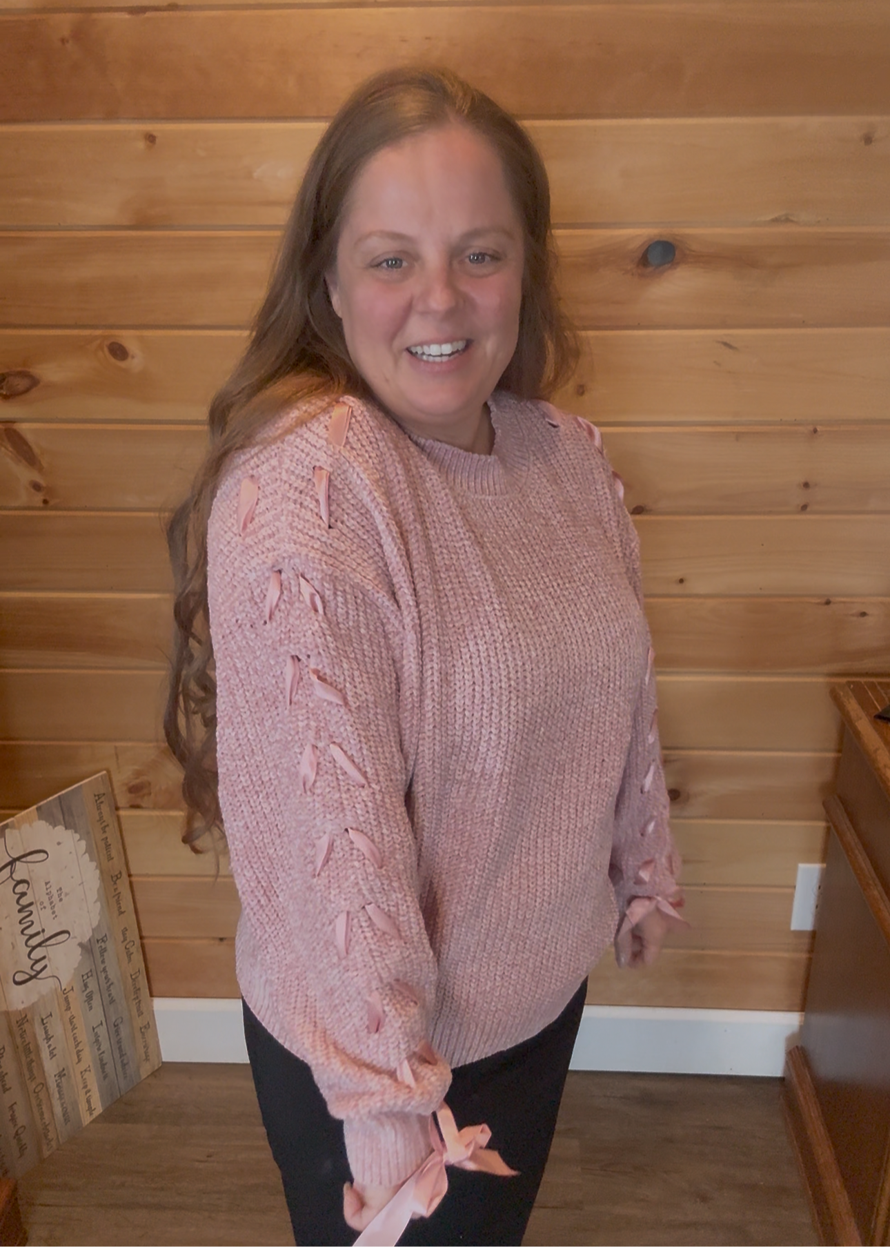 Pink Knitted Sweater