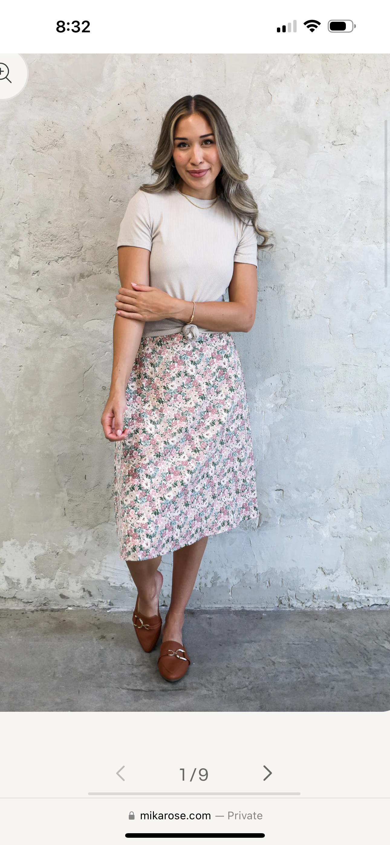 Midi Slip Skirt