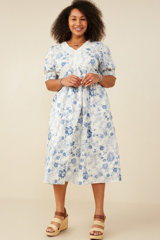 Plus Antique floral