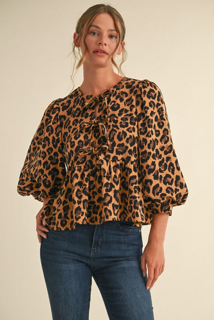 Leopard Print Top
