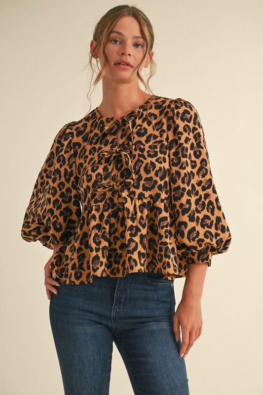 Leopard Print Top