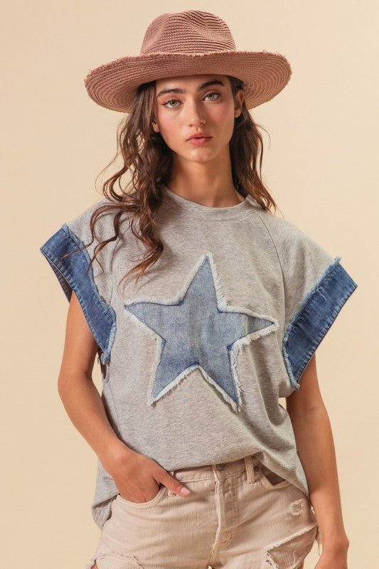 Star Denim Shirt