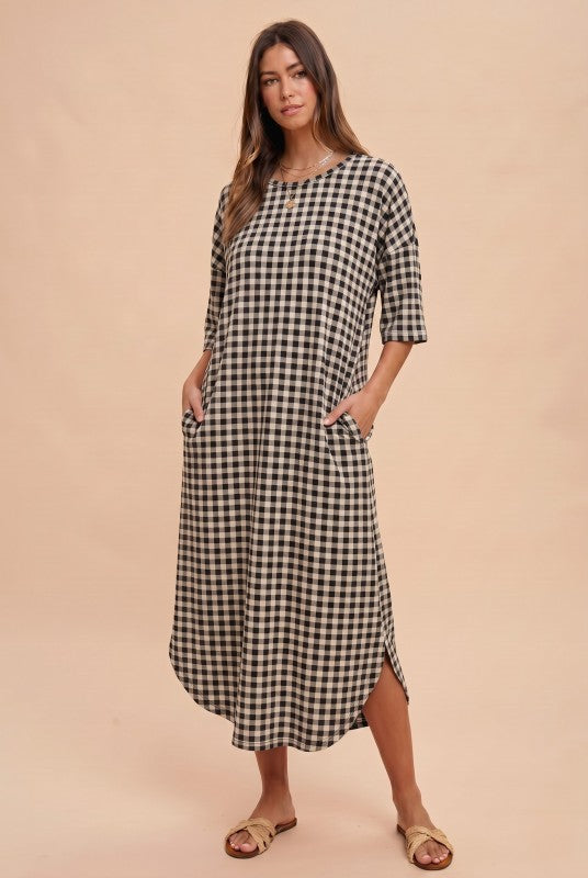 Cream Terry Maxi