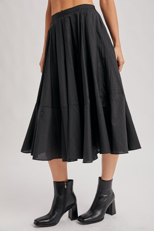 Black Pocket Skirt