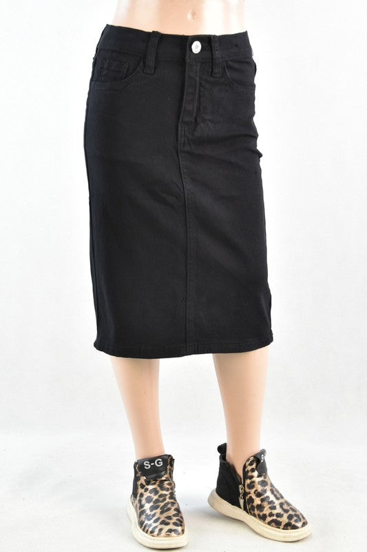 Girls Denim Skirt