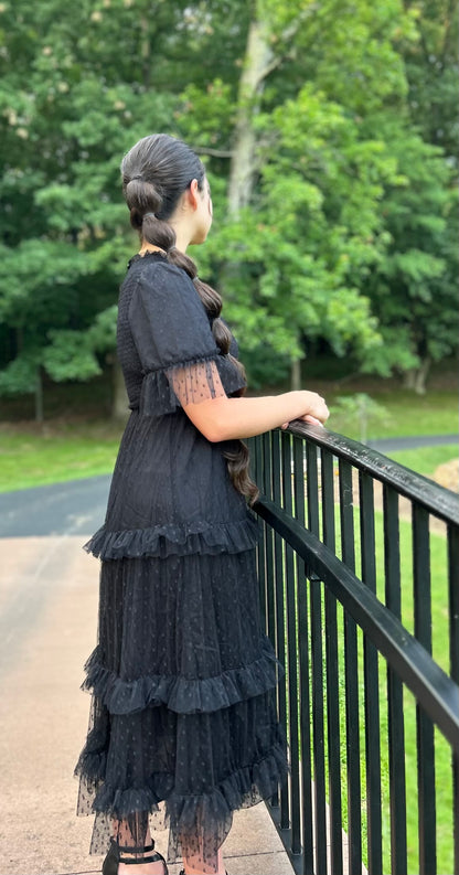 Black Tiered Dress