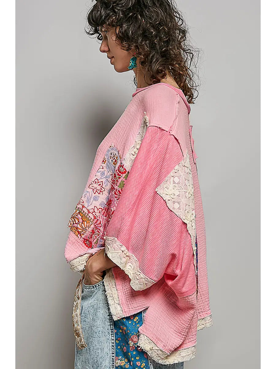 Floral Woven Top