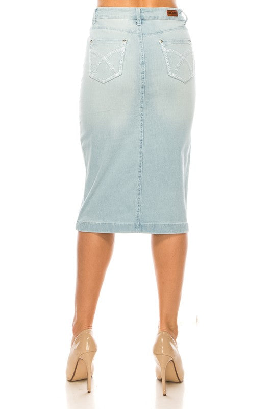 Lt. Indigo Jean skirt