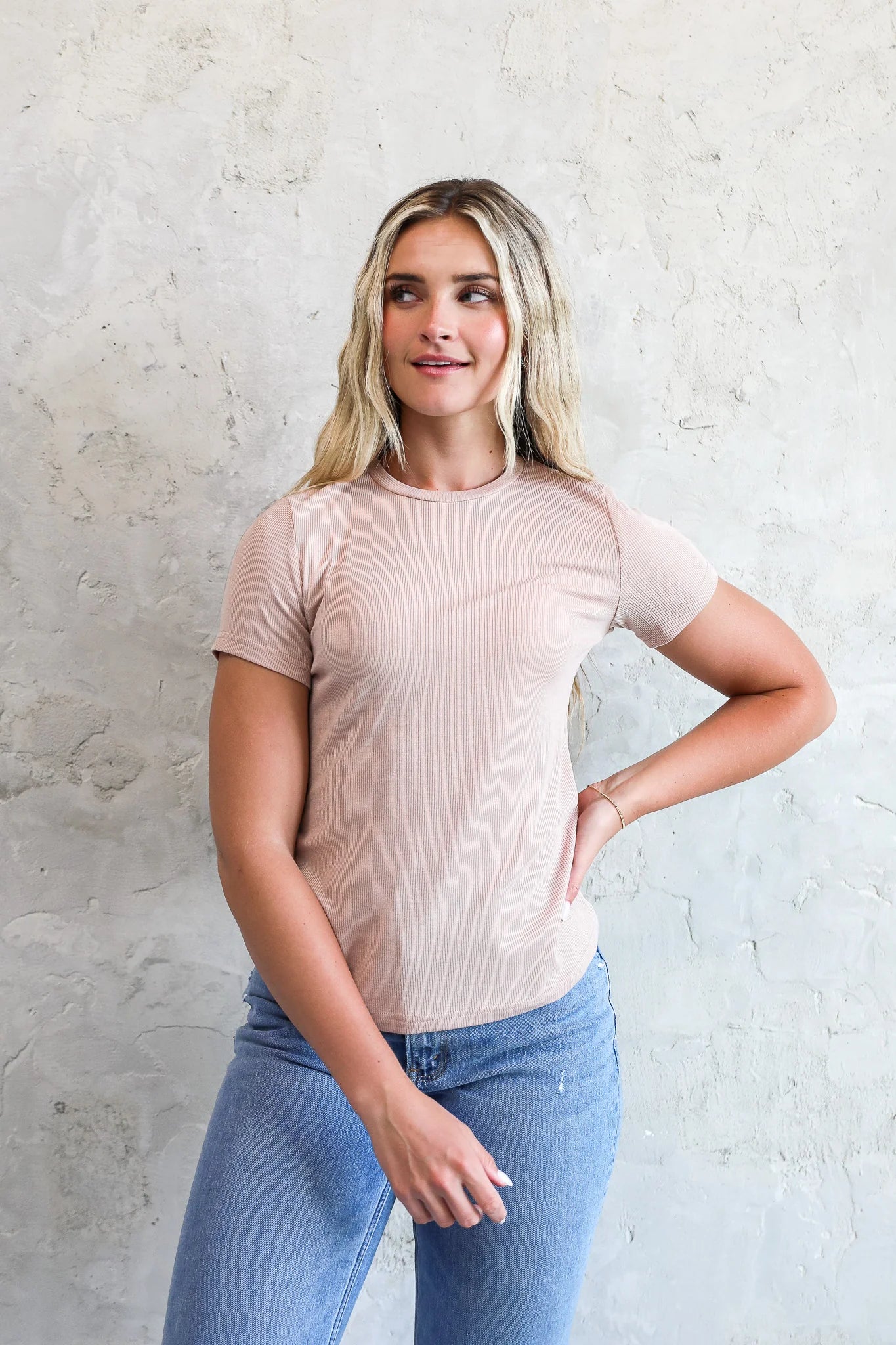 Ribbed Tee