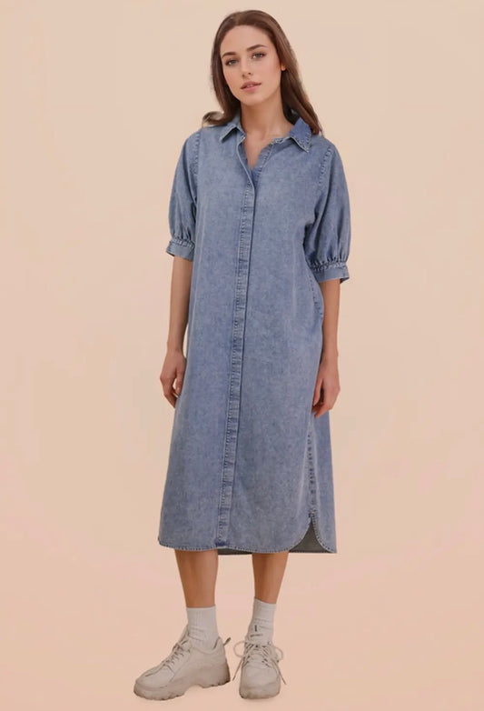 Denim T-Shirt Dress