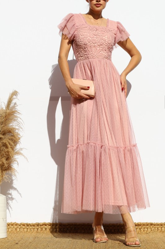 Pink Blush Lace