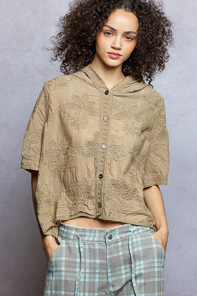 Floral Embroidered Top