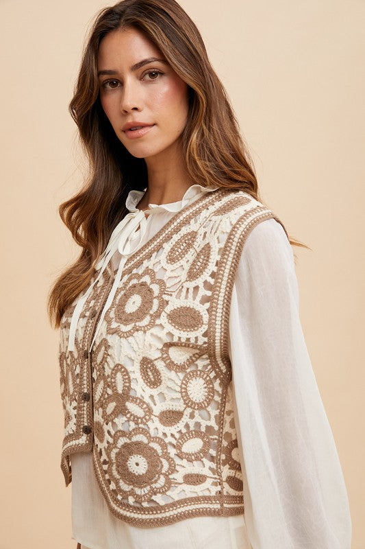 Vest and Blouse Set