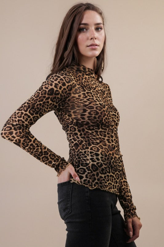 Mesh Top Leopard