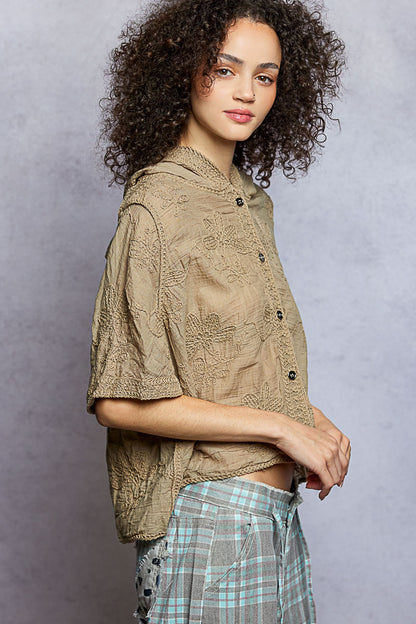Floral Embroidered Top