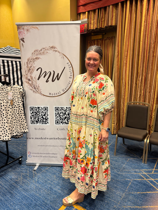 Boho Natural Dress