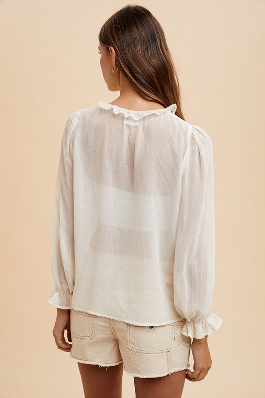 Vest and Blouse Set