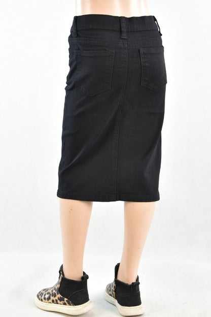 Girls Denim Skirt
