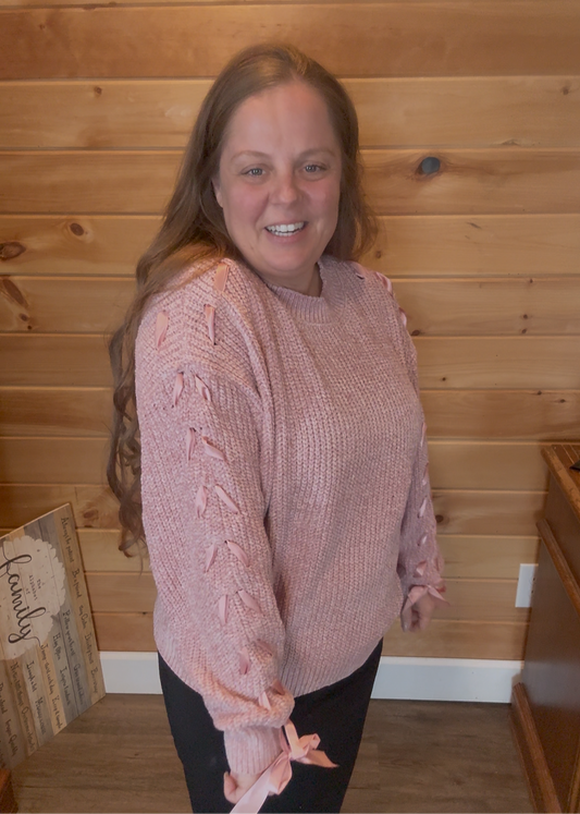 Pink Knitted Sweater