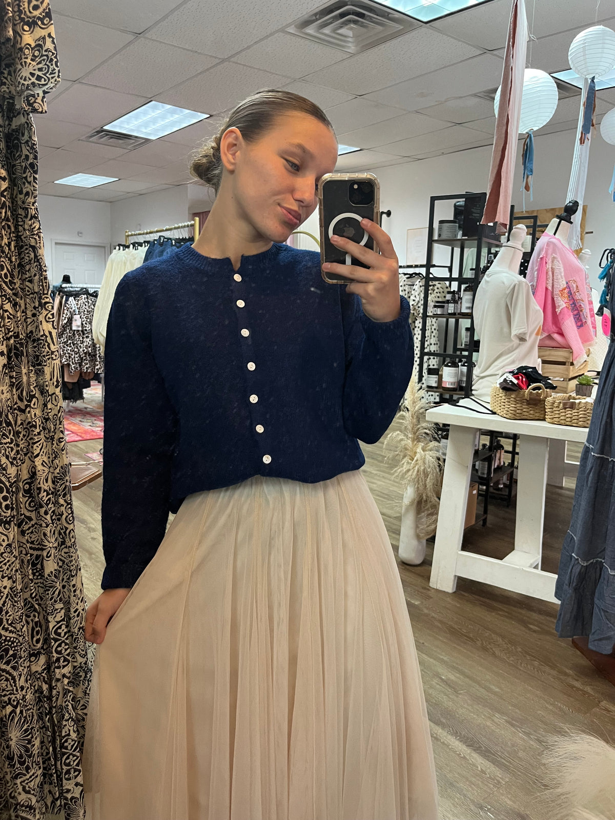 Midnight navy sweater