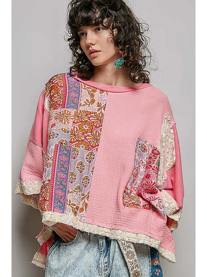 Floral Woven Top